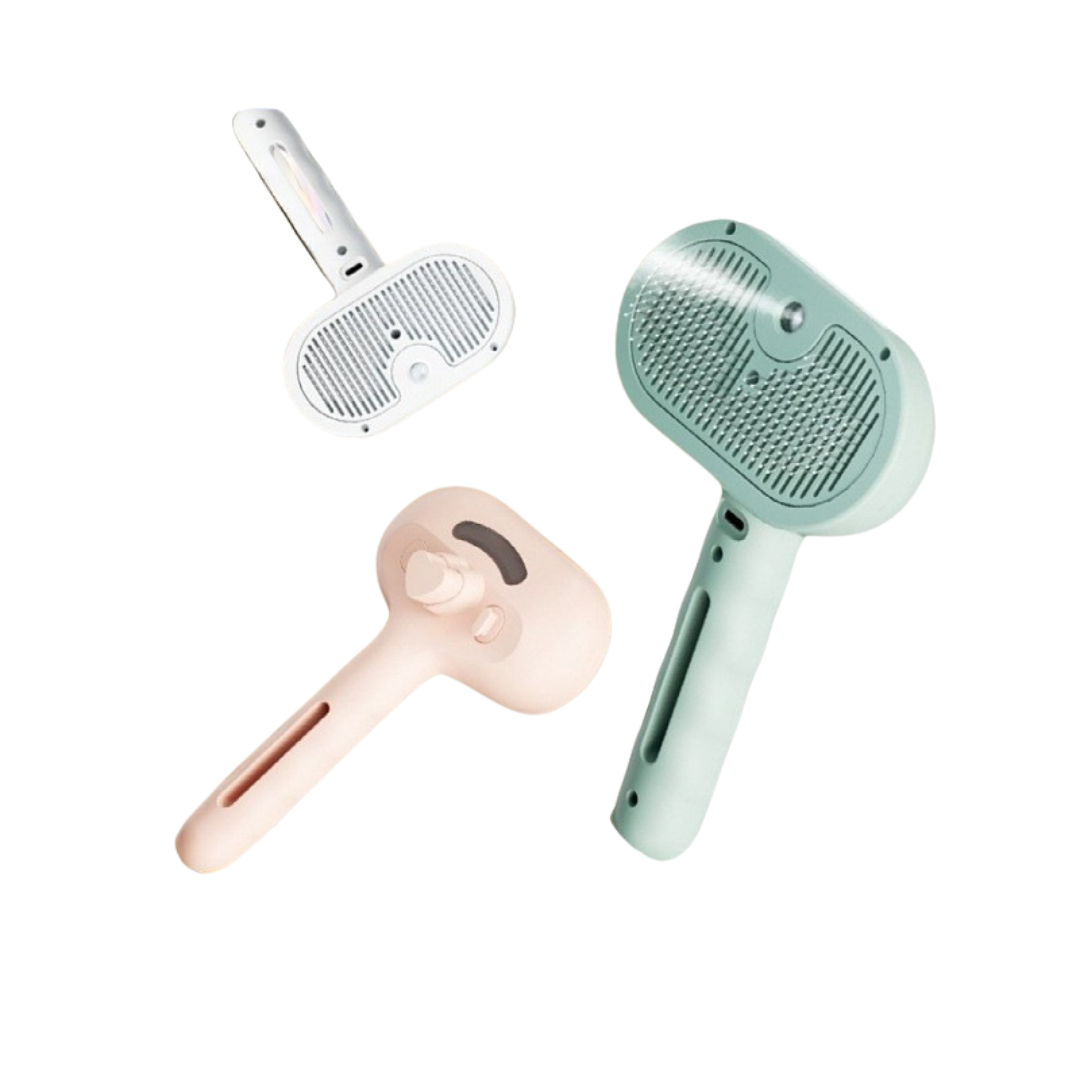 💨 Steam Grooming Brush—🐕Reduce Shedding & Detangle – Gentle for Sensitive Skin✨