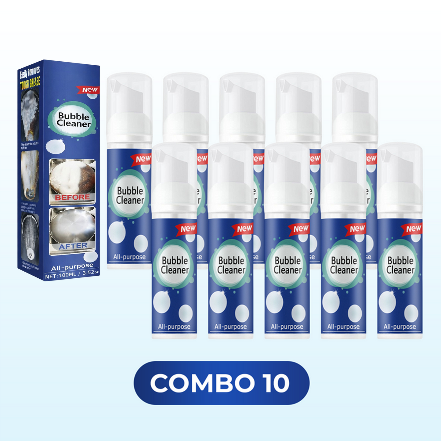 💧🧊Multi-Purpose Bubble Cleaning Spray🔥POWER BOOSTER 10X CLEAN