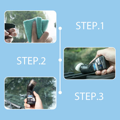 ❄️Anti-Fog Car Glass Coating –✨ Crystal Clear View, Stays Fog-Free for Weeks🧽