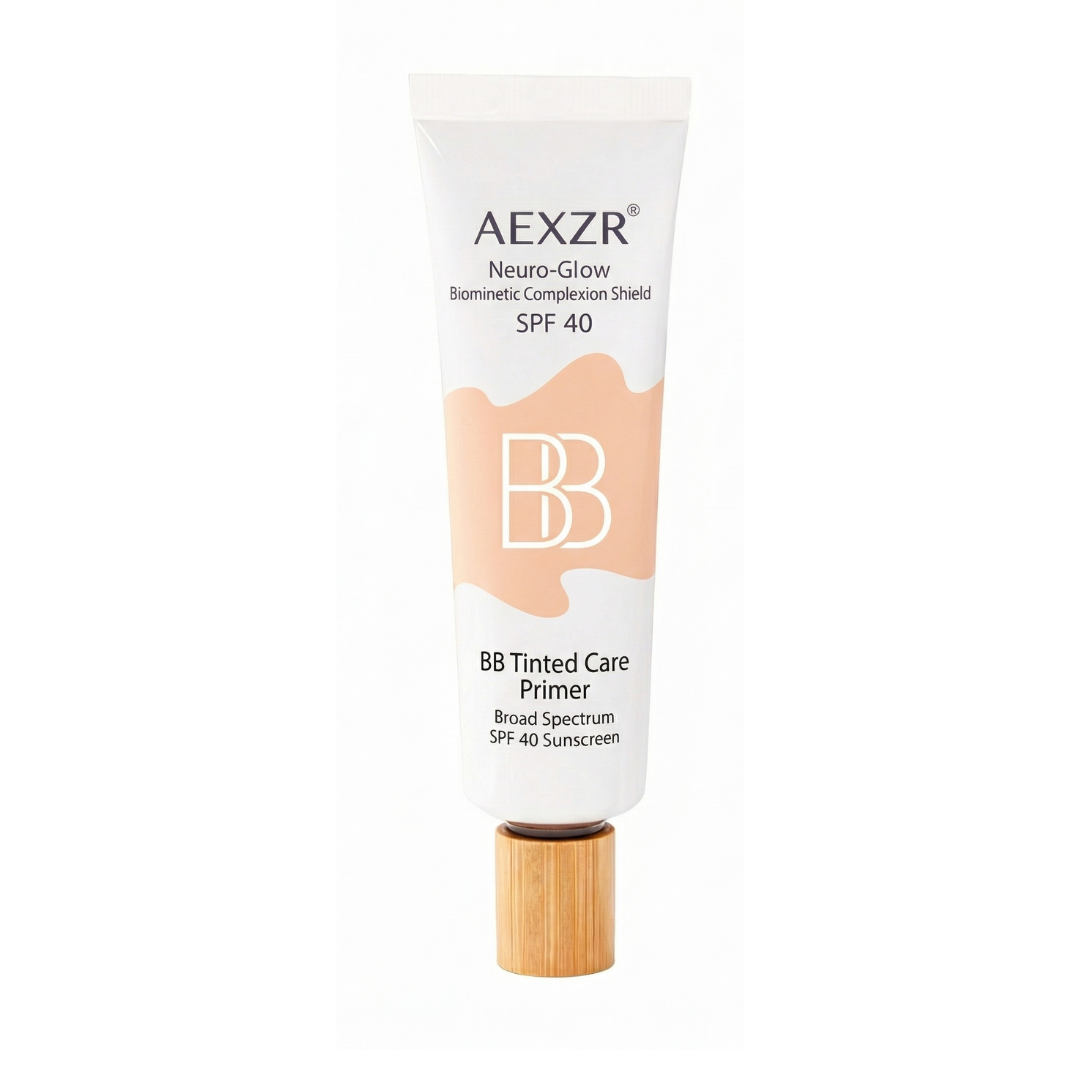 ✨ AEXZR® Neuro-Glow Biomimetic Complexion Shield SPF 40 - Smart Shade-Matching in 5 Seconds, 12H Wear, Silicone-Free