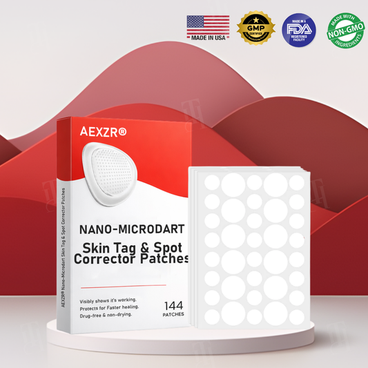 🖌️🩹 AEXZR® Nano-Microdart Skin Tag Patches — Painless Removal in 3-7 Days, Dual-Action Repair, No Scarring