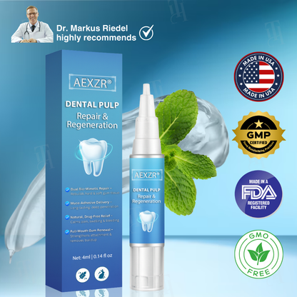 🦈 AEXZR® Dental Pulp Gel — Awaken the “Third Set” of Teeth, Reverse Gum Recession