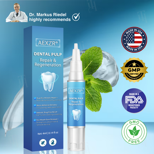 🦈 AEXZR® Dental Pulp Gel — Awaken the “Third Set” of Teeth, Reverse Gum Recession