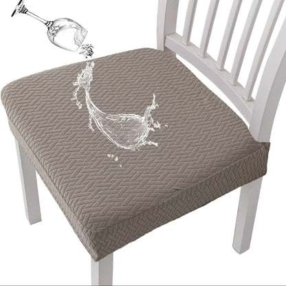 💧🪑 Waterproof Jacquard Chair Covers — ✨Stretchy, Durable & Non-Slip Seat Protectors for Dining Room, Pets & Kids! 🌟