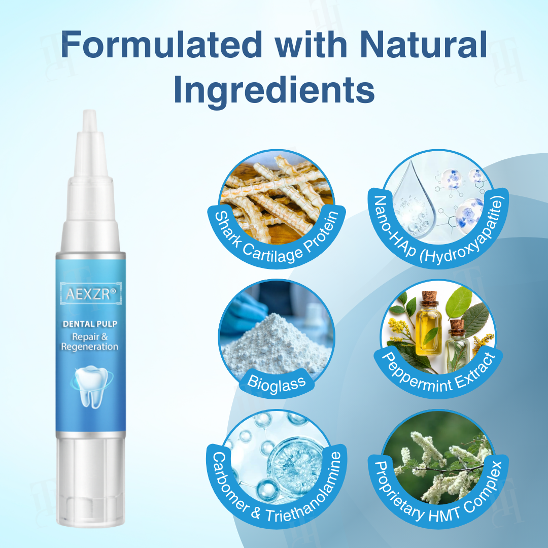 🦈 AEXZR® Dental Pulp Gel — Awaken the “Third Set” of Teeth, Reverse Gum Recession
