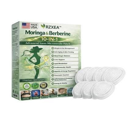 🩹 RZXEA™ 10-IN-1 Nano Microneedle Patch — Bypasses Digestion for Blood Sugar & Weight Support