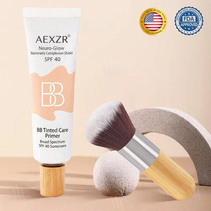 ✨ AEXZR® Neuro-Glow Biomimetic Complexion Shield SPF 40 - Smart Shade-Matching in 5 Seconds, 12H Wear, Silicone-Free