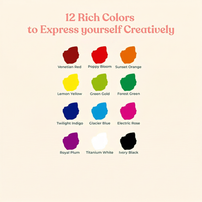 🎨 Premium Watercolor Kit — All-Level Artist Set, Silicone Material for Easy Cleanup, Unleash Your Creativity