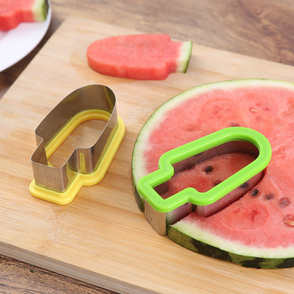 🍉 Stainless Steel Watermelon Slicer —Cut & Grab in One Tool, Perfect for Parties