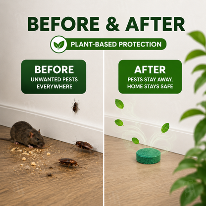 🔥 Bye Mice! | RZXEA™  Natural Peppermint Rodent Repellent Tablets