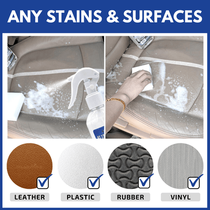 🚗 All-in-One Auto & Home Cleaner – 🧼Safe for Interior, Exterior, Furniture & Bags🛡️