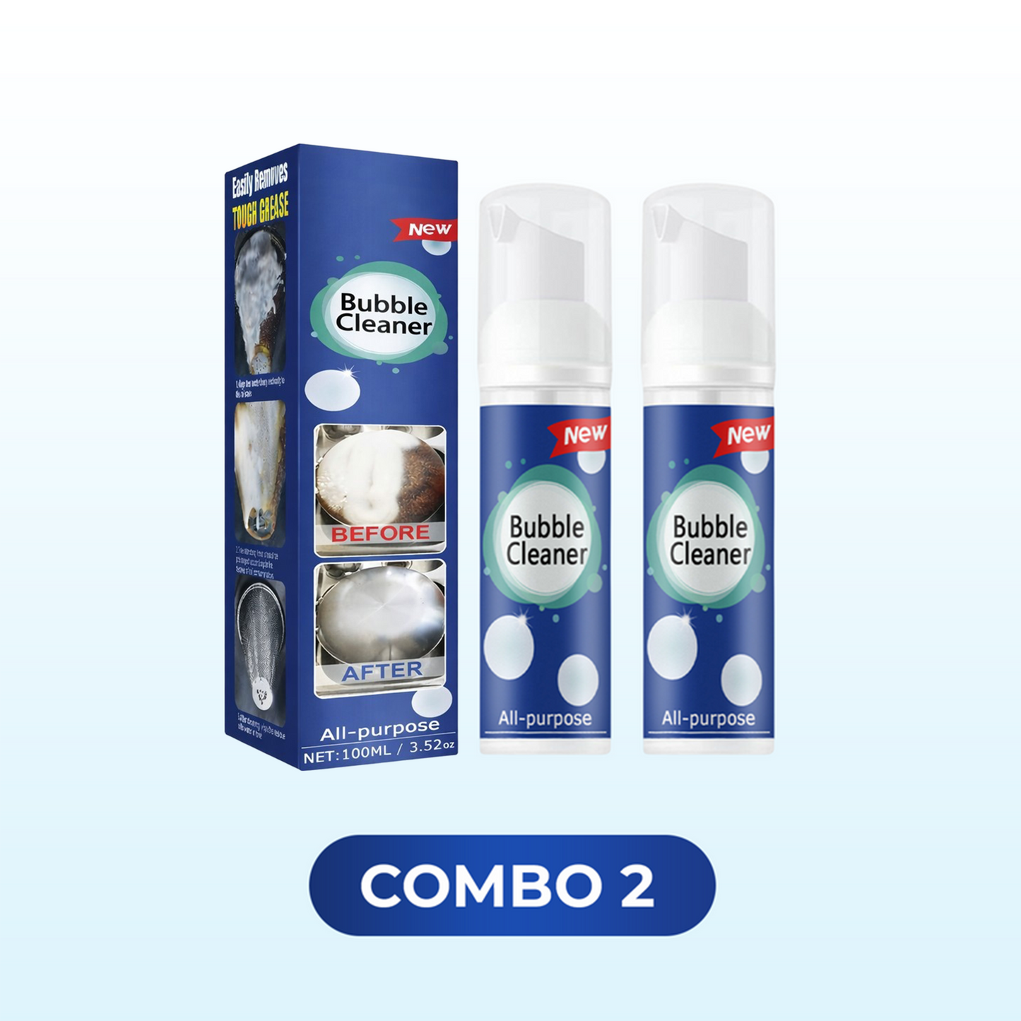 💧🧊Multi-Purpose Bubble Cleaning Spray🔥POWER BOOSTER 10X CLEAN