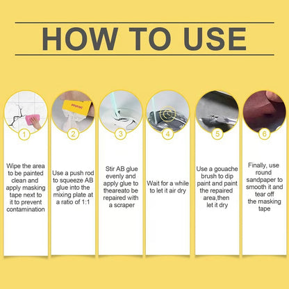 ✏Quick-Drying Tile Repair -🔧 DIY Pro Kit for Cracks & Chips✨