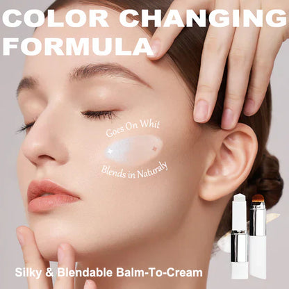 ✨ Color-Changing Magic Foundation Stick — Instant Pore Blurring & 50H Hydration for Flawless, Age-Defying Skin 🏆
