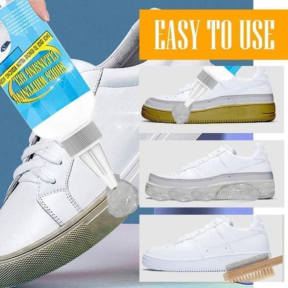 🏆Shoes Whitening Cleansing Gel —✨ Restore Brilliance & Remove Yellow Stains Easily✅