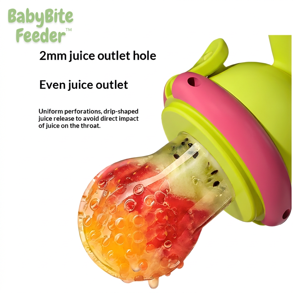 🍼 BabyBite Feeder —Safe, Mess-Free First Solids, Encourages Self-Feeding, Choke-Proof Design