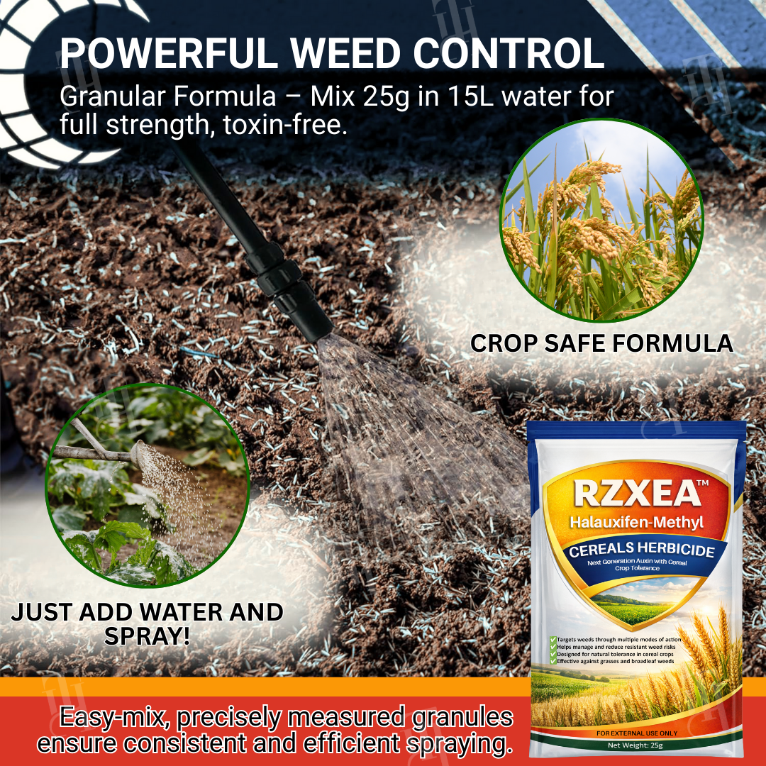 🌾 RZXEA™ Cereals Herbicide —Visible Results in 3 Days, Dual-Action Resistance Management, Broad-Spectrum & Crop-Safe