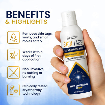 🏆 Advanced Skin Tag & Wart Remover Spray — Freeze Away Unwanted Growths Painlessly at Home! ✨
