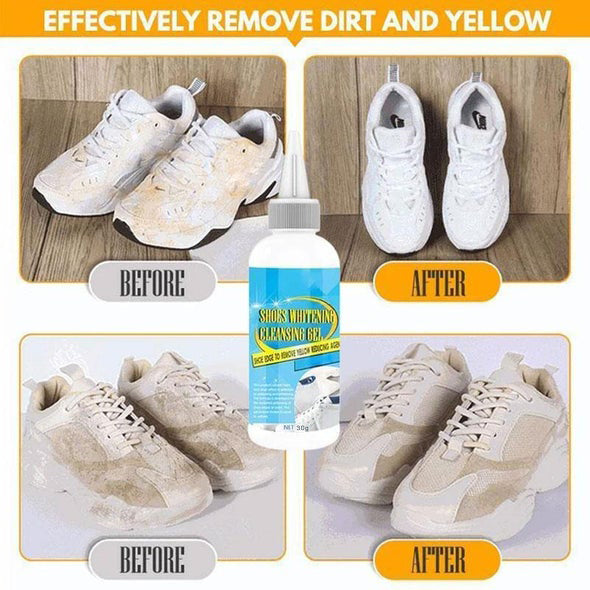 🏆Shoes Whitening Cleansing Gel —✨ Restore Brilliance & Remove Yellow Stains Easily✅