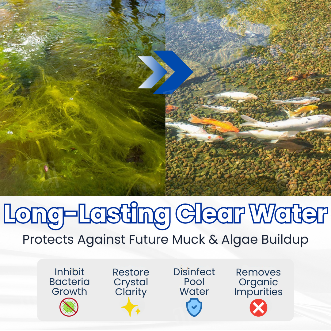 🐟 AEXZR® Aqua-Guardian Pro Formula —Clear Water in 24 Hours, Dual-Bio Algae Control, Safe for All Aquatic Life