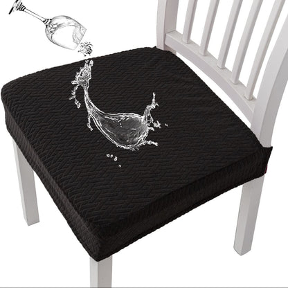💧🪑 Waterproof Jacquard Chair Covers — ✨Stretchy, Durable & Non-Slip Seat Protectors for Dining Room, Pets & Kids! 🌟