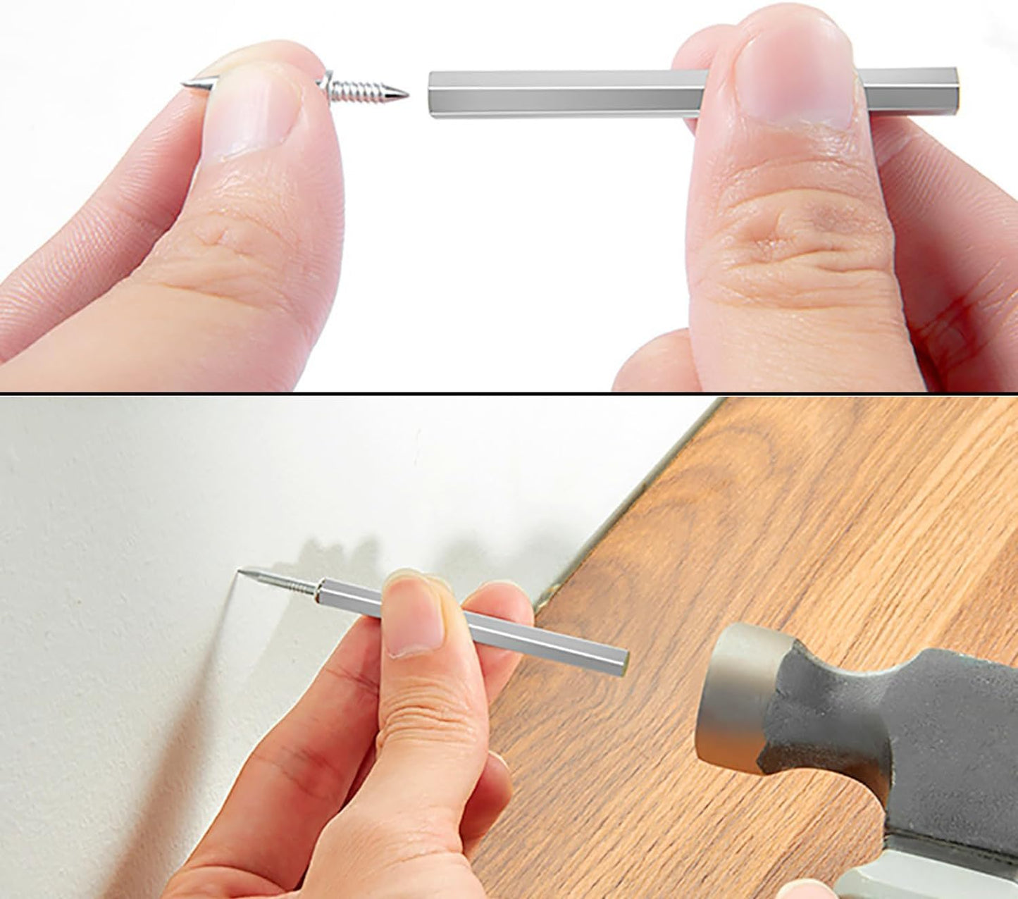 🔨 Seamless 2-Sided Nails for Wood —No Drill Needed, Invisible Finish, Rust-Resistant, DIY Essential