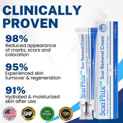 🌿 ScarPhix™ Scar Removal Cream —Clinically Proven to Fade Scars, Restore Smooth Skin