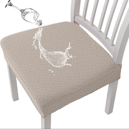 💧🪑 Waterproof Jacquard Chair Covers — ✨Stretchy, Durable & Non-Slip Seat Protectors for Dining Room, Pets & Kids! 🌟