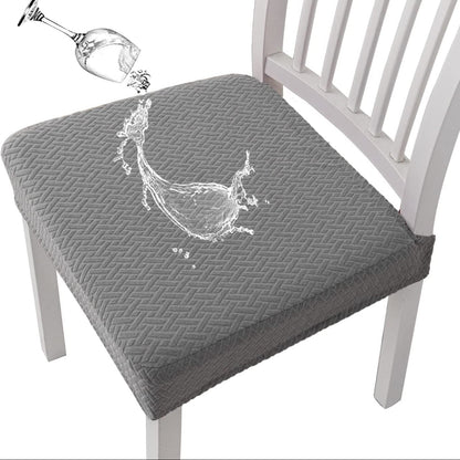 💧🪑 Waterproof Jacquard Chair Covers — ✨Stretchy, Durable & Non-Slip Seat Protectors for Dining Room, Pets & Kids! 🌟