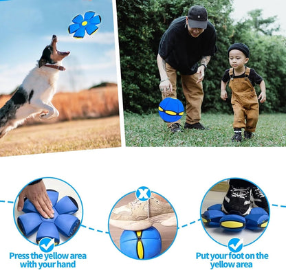 🔄🔥Kids’ Magic Metaball — bouncy ball & flying saucer for family and pets🌈