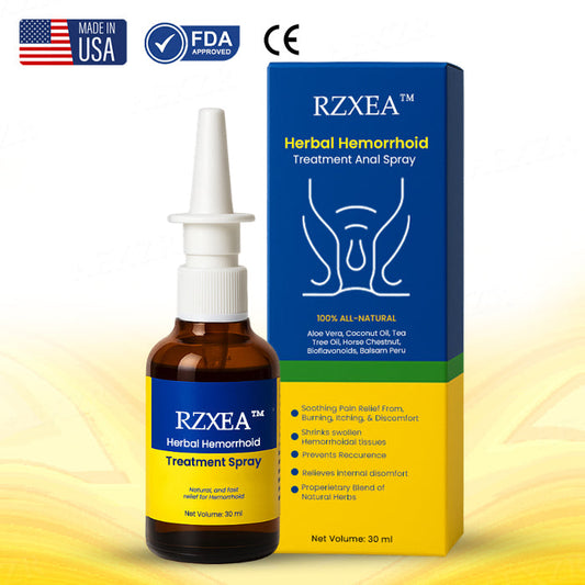 🌿🏆 RZXEA™ Herbal Relief Spray —Touch-Free, Fast-Acting Comfort for Swelling & Itching ✨