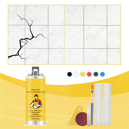 ✏Quick-Drying Tile Repair -🔧 DIY Pro Kit for Cracks & Chips✨