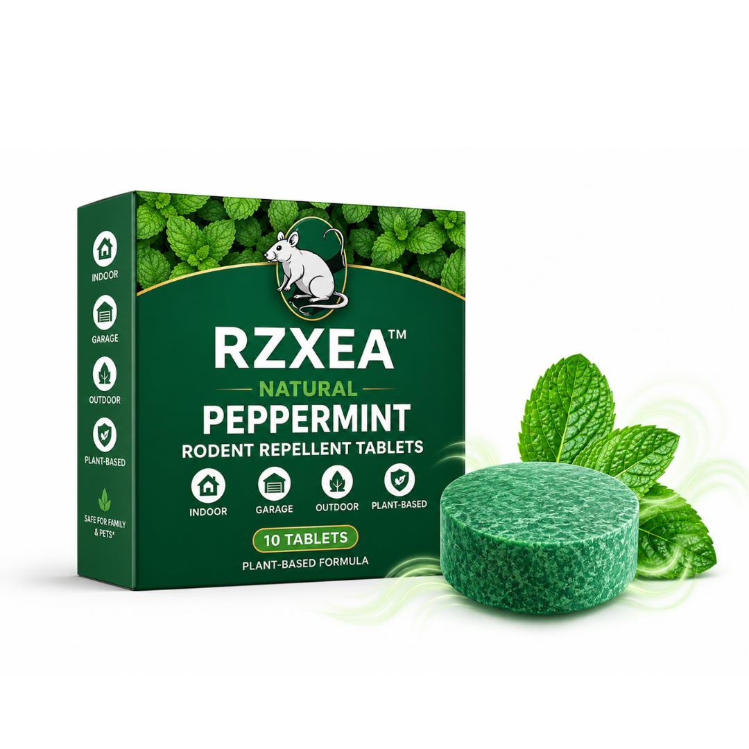🔥 Bye Mice! | RZXEA™  Natural Peppermint Rodent Repellent Tablets