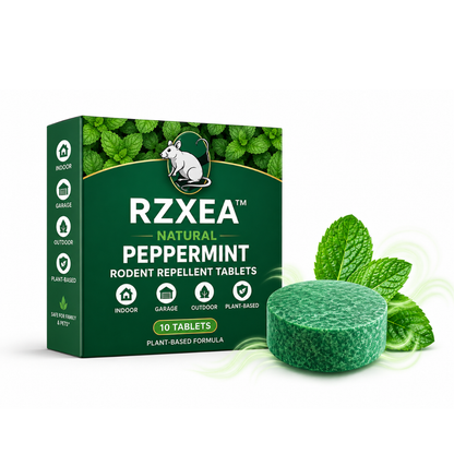 🔥 Bye Mice! | RZXEA™  Natural Peppermint Rodent Repellent Tablets