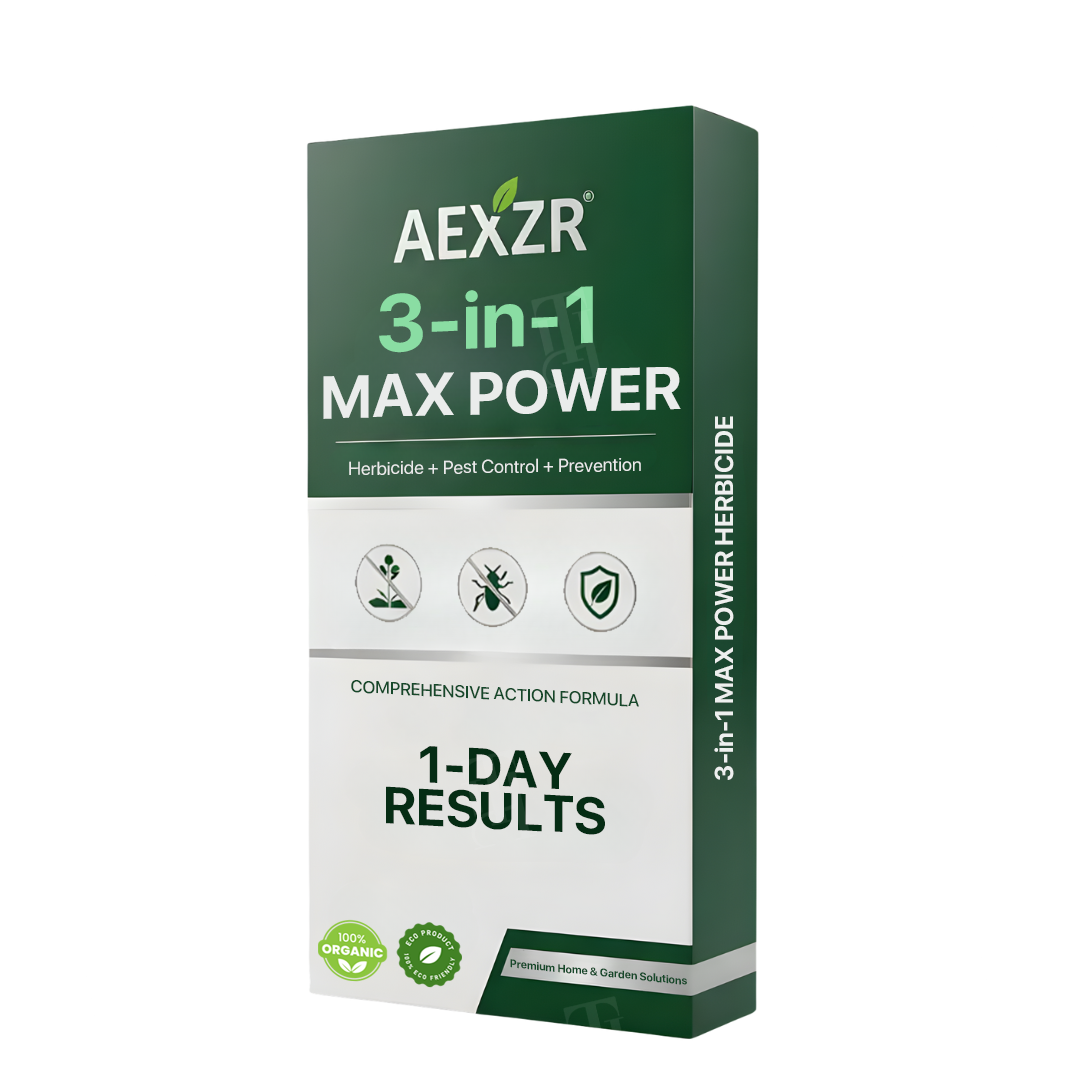 AEXZR® 3 in 1 Max Power Herbicide-Eliminate Weeds & Pests Fast, Protect Your Yard Instantly!