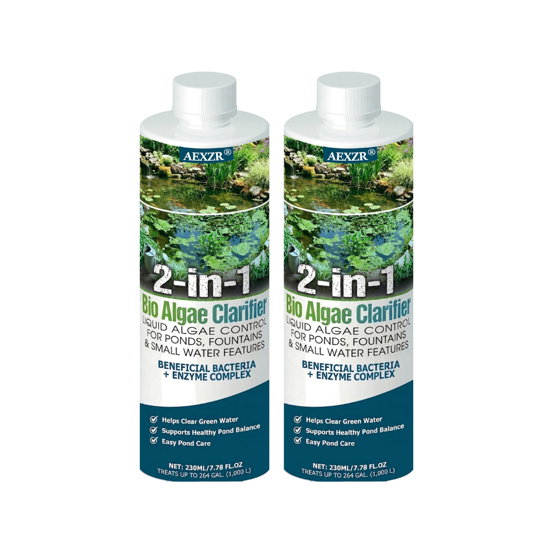 💎 Sparkling Clear Water in 24 Hours! — AEXZR® 2-in-1 Bio Algae Clarifier - Eco-Friendly, Pet-Safe Pond & Aquarium Purifier ✨