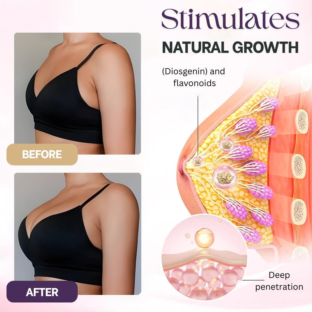 🏆 Natural Curve Enhancer Cream — Lift & Firm Flat Hips and Bust Without Squats ✨