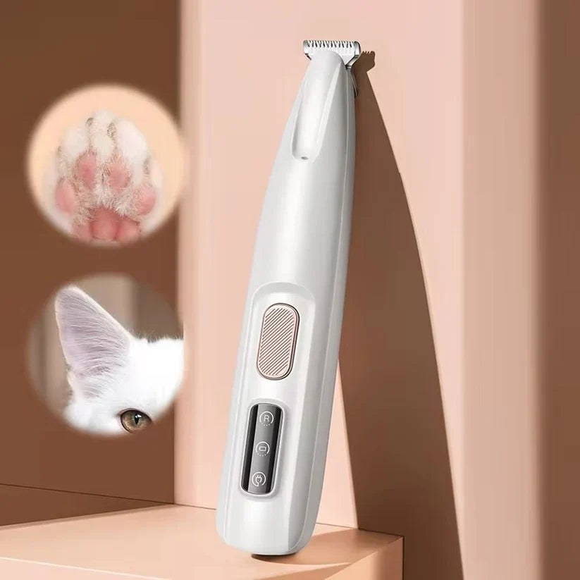 🌀🐾The GentleTouch Pet Trimmer—Safe, Quiet Grooming for Paws, Face & Sanitary Areas