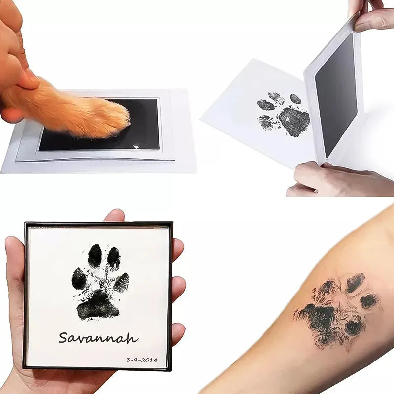 🐾 Paw Print Keepsake Set — Ink-Free & Mess-Free, Capture Your Pet’s Paw Print in Seconds, Cherish Forever