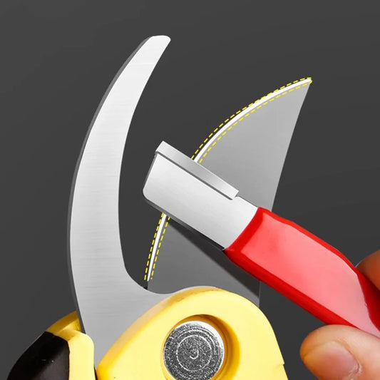 🛡️🔪 Portable Double Sided Knife Sharpener TA-K083 -Carbon Steel Dual Grit, Restore Razor Sharpness Instantly