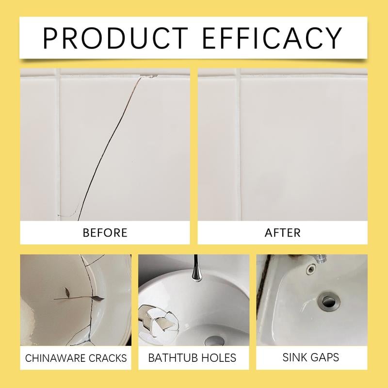 ✏Quick-Drying Tile Repair -🔧 DIY Pro Kit for Cracks & Chips✨
