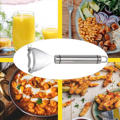 🌽 Master Corn Planer – ✨Heavy-Duty Stainless Steel, Fast & Mess-Free Corn Stripper Tool for Fresh Kitchen Prep! 🏆