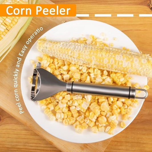 🔪🌽 Master Corn Planer – ✨Heavy-Duty Stainless Steel, Fast & Mess-Free Corn Stripper Tool for Fresh Kitchen Prep! 🏆