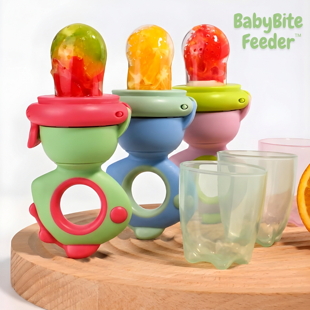 🍼 BabyBite Feeder —Safe, Mess-Free First Solids, Encourages Self-Feeding, Choke-Proof Design
