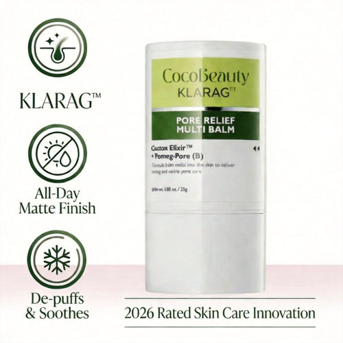 ✨KLARAG™Pore Relief Multi Balm – 🧴Cuts Shine, Smooths Texture, Makeup-Ready🌿