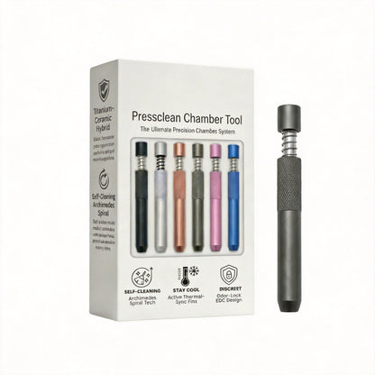 ✨Pressclean Chamber Tool – 🔧Self-Cleaning Spring Design, No Tapping Needed🌀