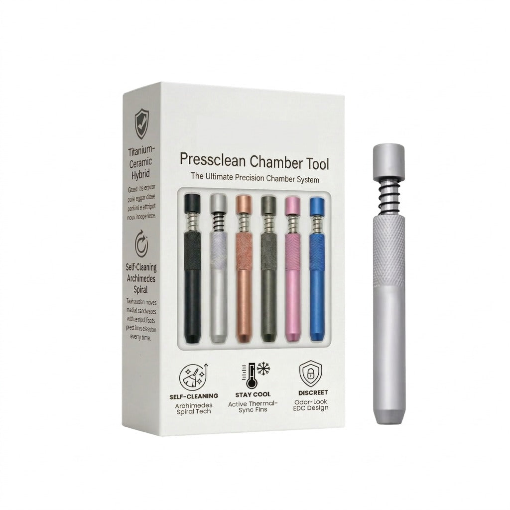 ✨Pressclean Chamber Tool – 🔧Self-Cleaning Spring Design, No Tapping Needed🌀