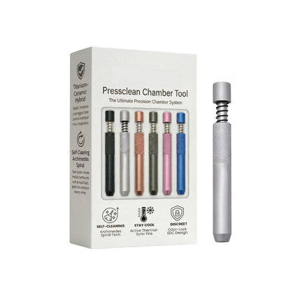 ✨Pressclean Chamber Tool – 🔧Self-Cleaning Spring Design, No Tapping Needed🌀