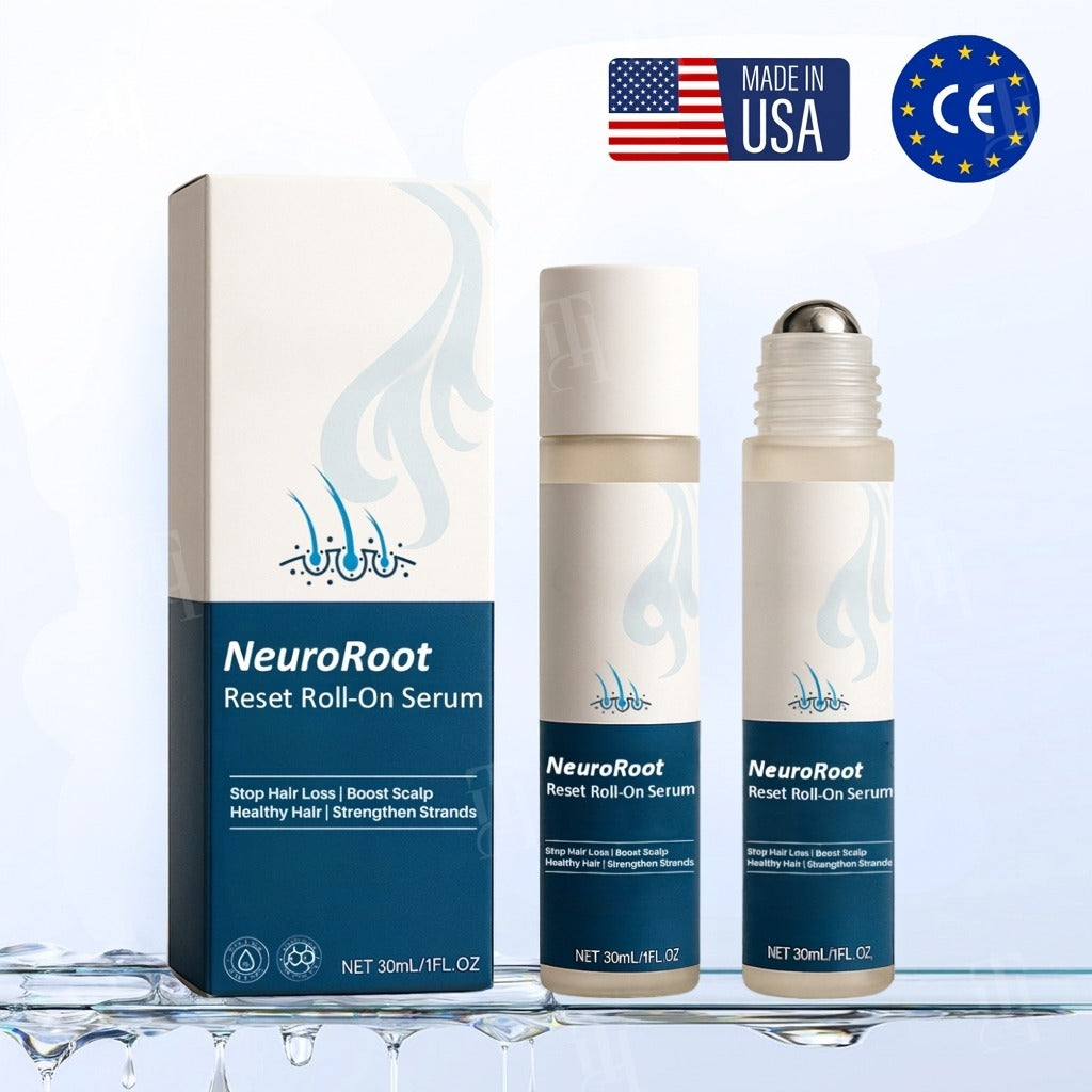 🌱🌿NeuroRoot Reset Roll-On Serum —Wake Up Dormant Follicles in 14 Days, Target Thinning at the Source )
