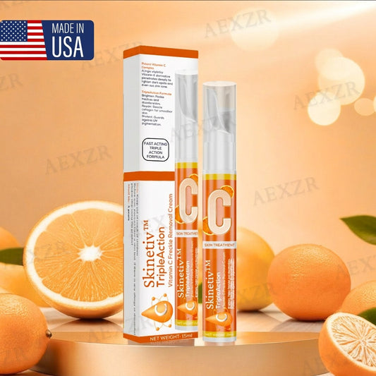 💧🍊 Skinetiv™ TripleAction Vitamin C Cream | Fade Freckles in 7 Days, Brighten & Even Skin Tone (Copy)